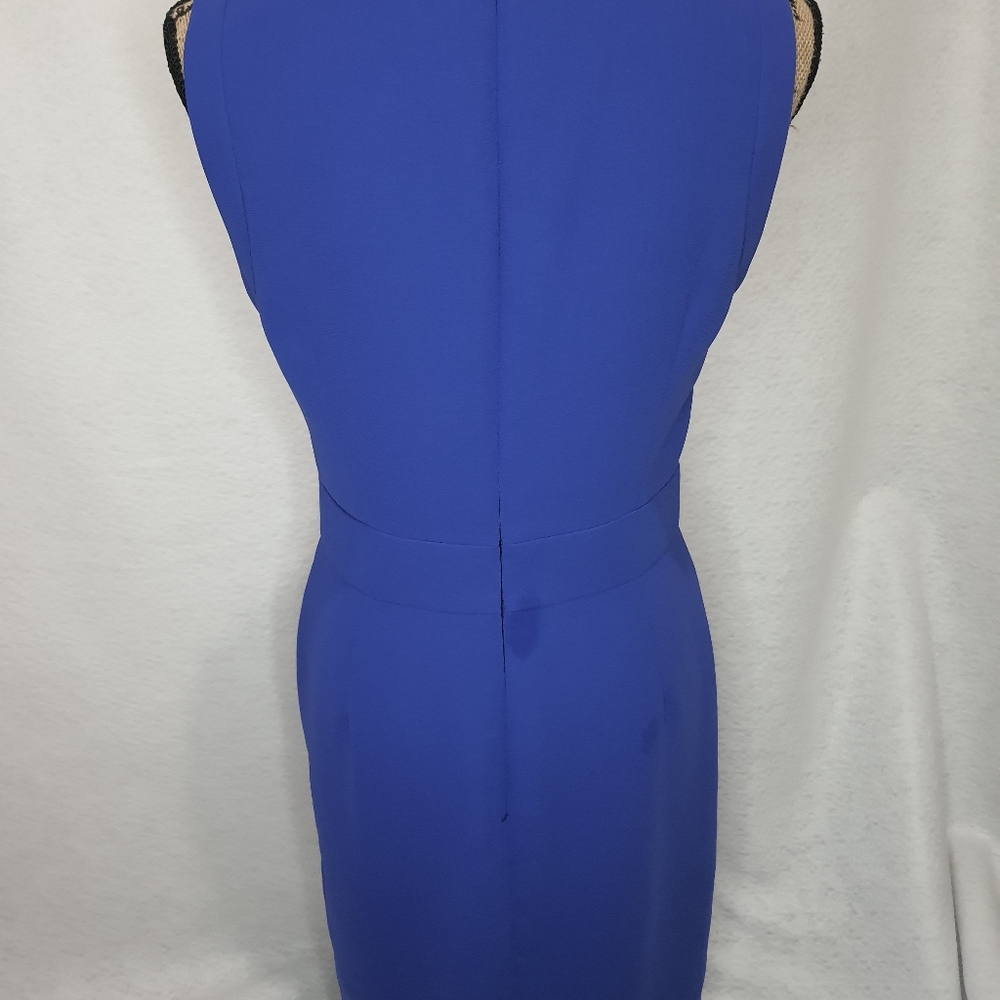 Banana Republic blue Pencil Dress Small 6 - Picture 3 of 7